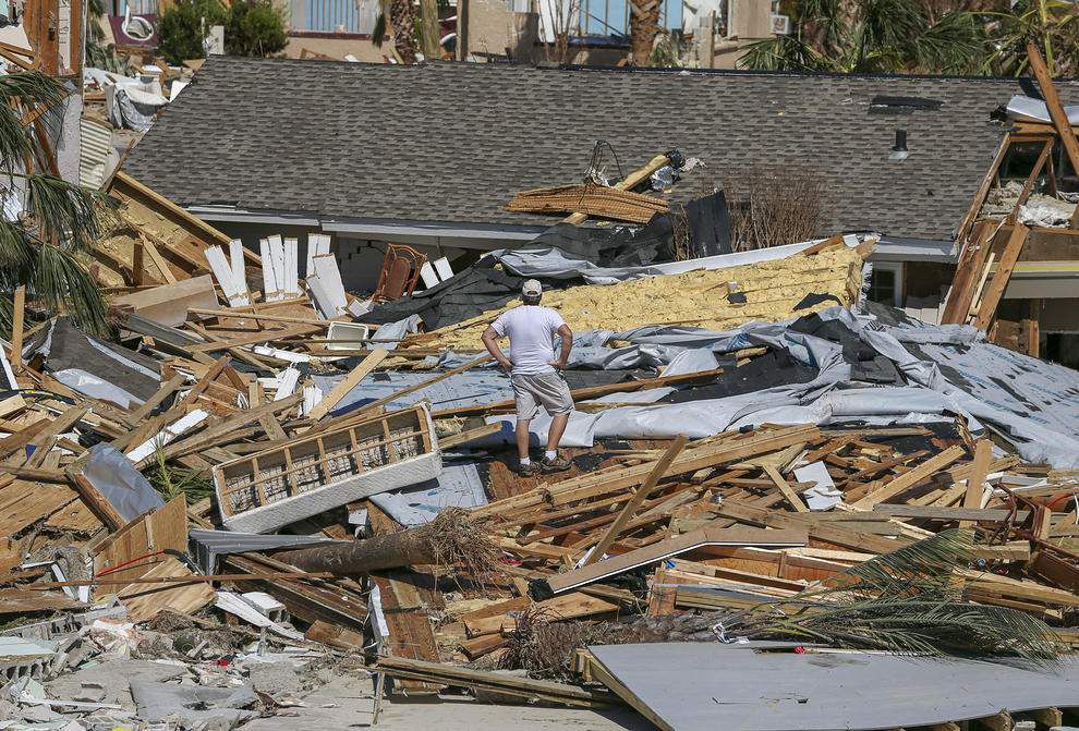 صدمات توفان مایکل در ایالت فلوریدا