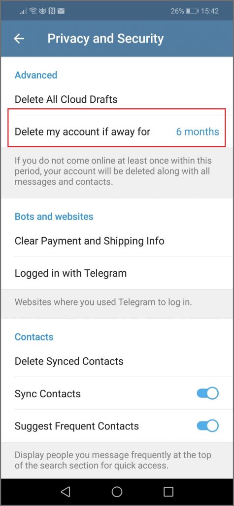 چطور اکانت تلگرام را حذف کنیم؟