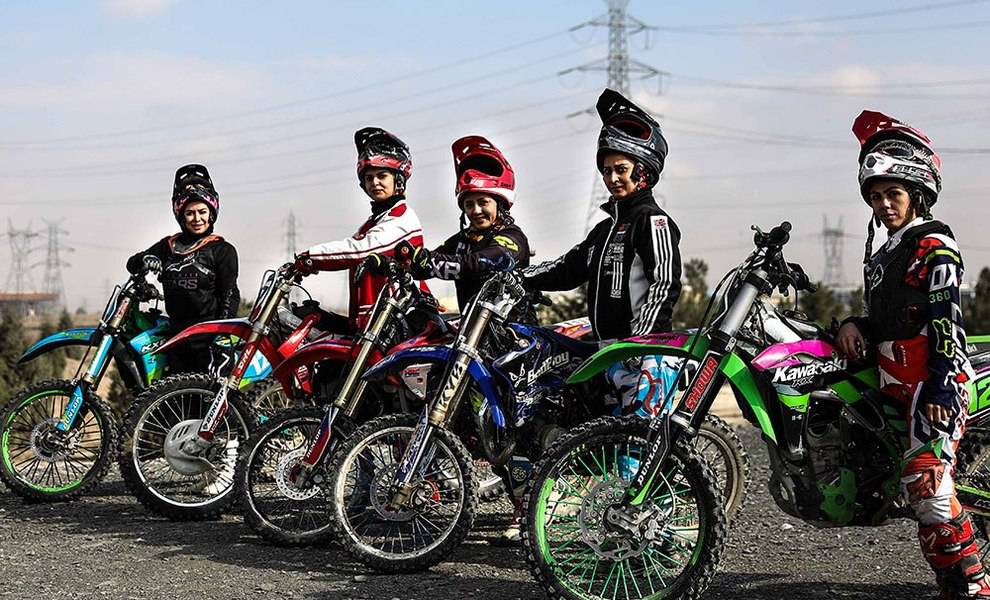 زنان موتورسوار در مشهد