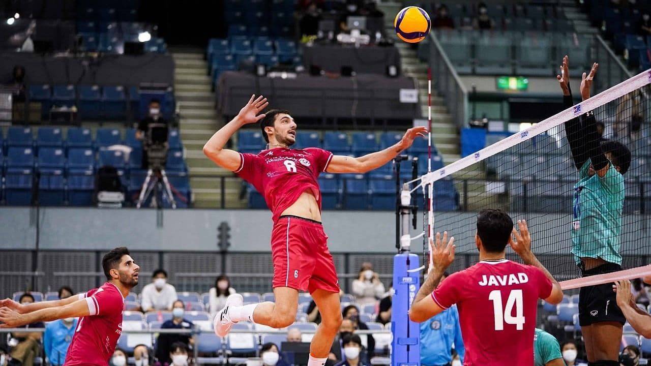 بلندقامتان والیبال ایران بر روی نوار پیروزی