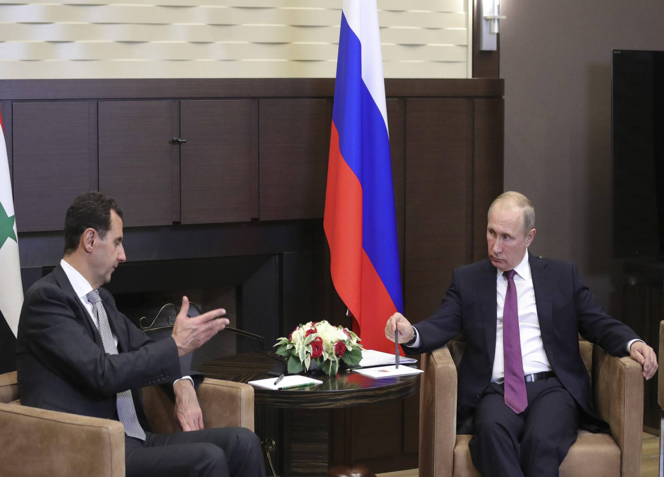 سفر اعلام نشده اسد به مسکو و دیدار با پوتین