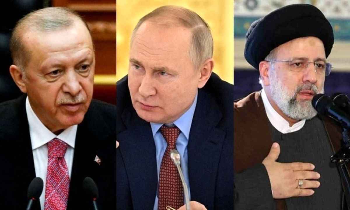 رییسی، پوتین و اردوغان در حاشیه اجلاس سران کشورهای ضامن روند آستانه